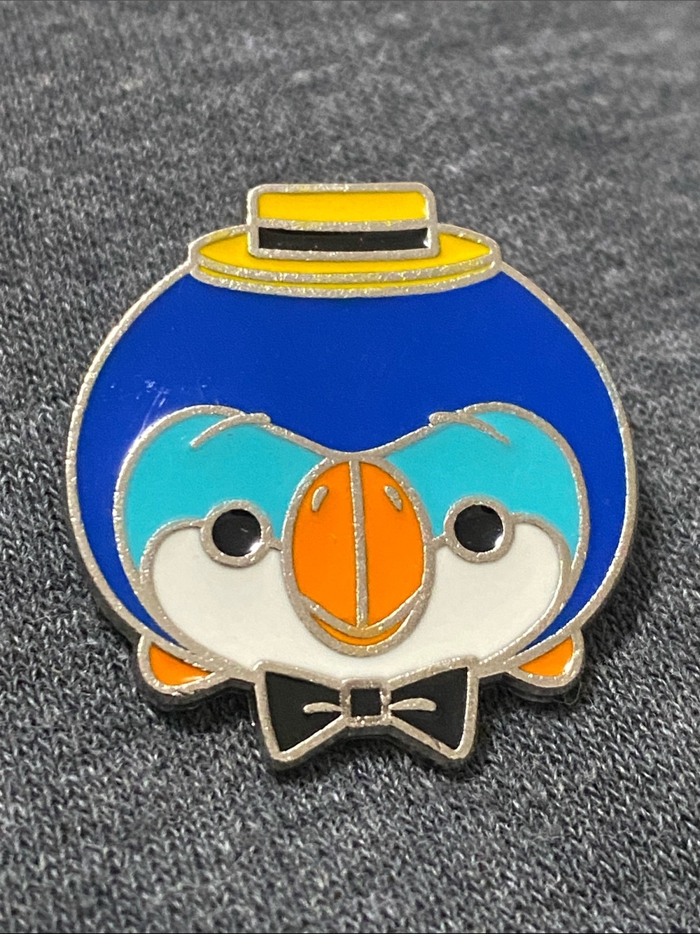 Disney Pin Adventureland Tsum Tsum Bird Enamel Pin in Blue, Turquoise & Orange